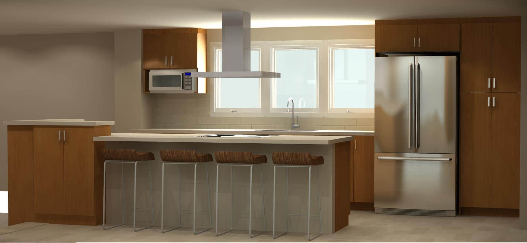 Mid-Century Modern Kitchen – Case Study