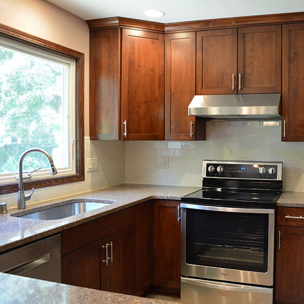 White to Wood Kitchen Remodel