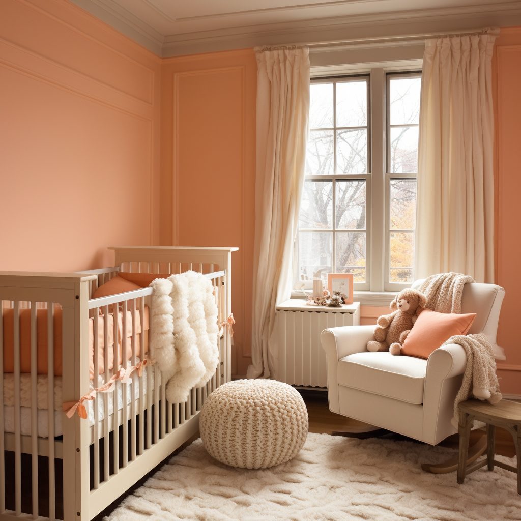 Nursery in Peach Fuzz