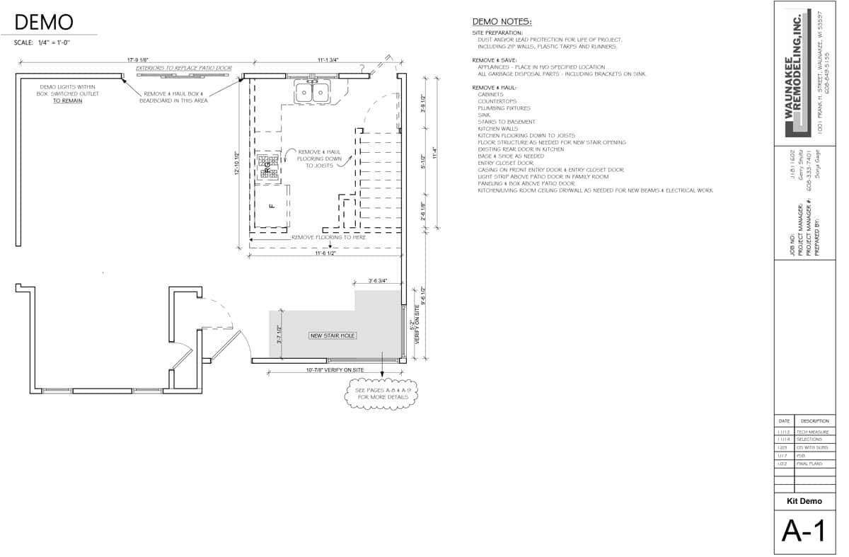 Transitional Kitchen – Case Study