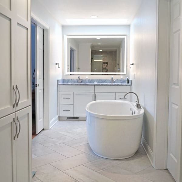 Illuminated Bathroom