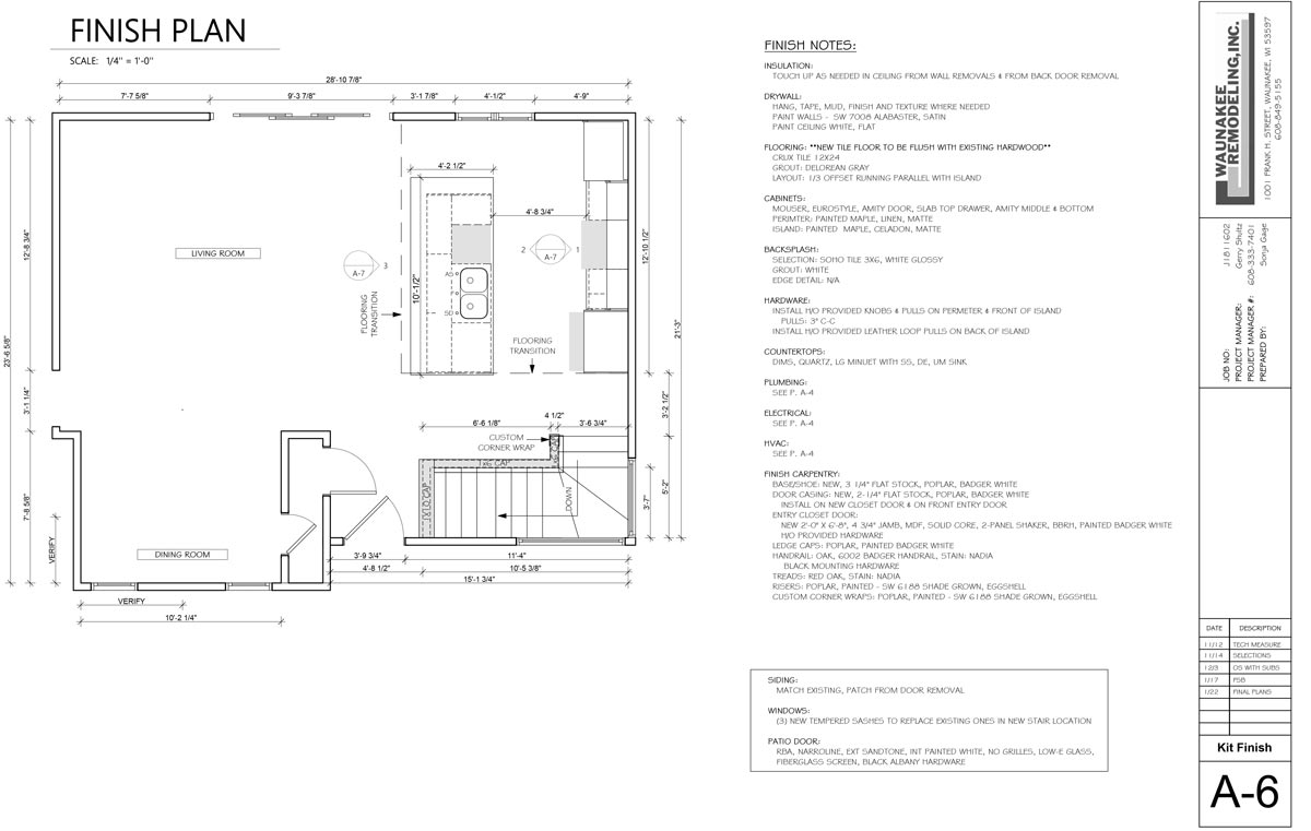 Transitional Kitchen – Case Study